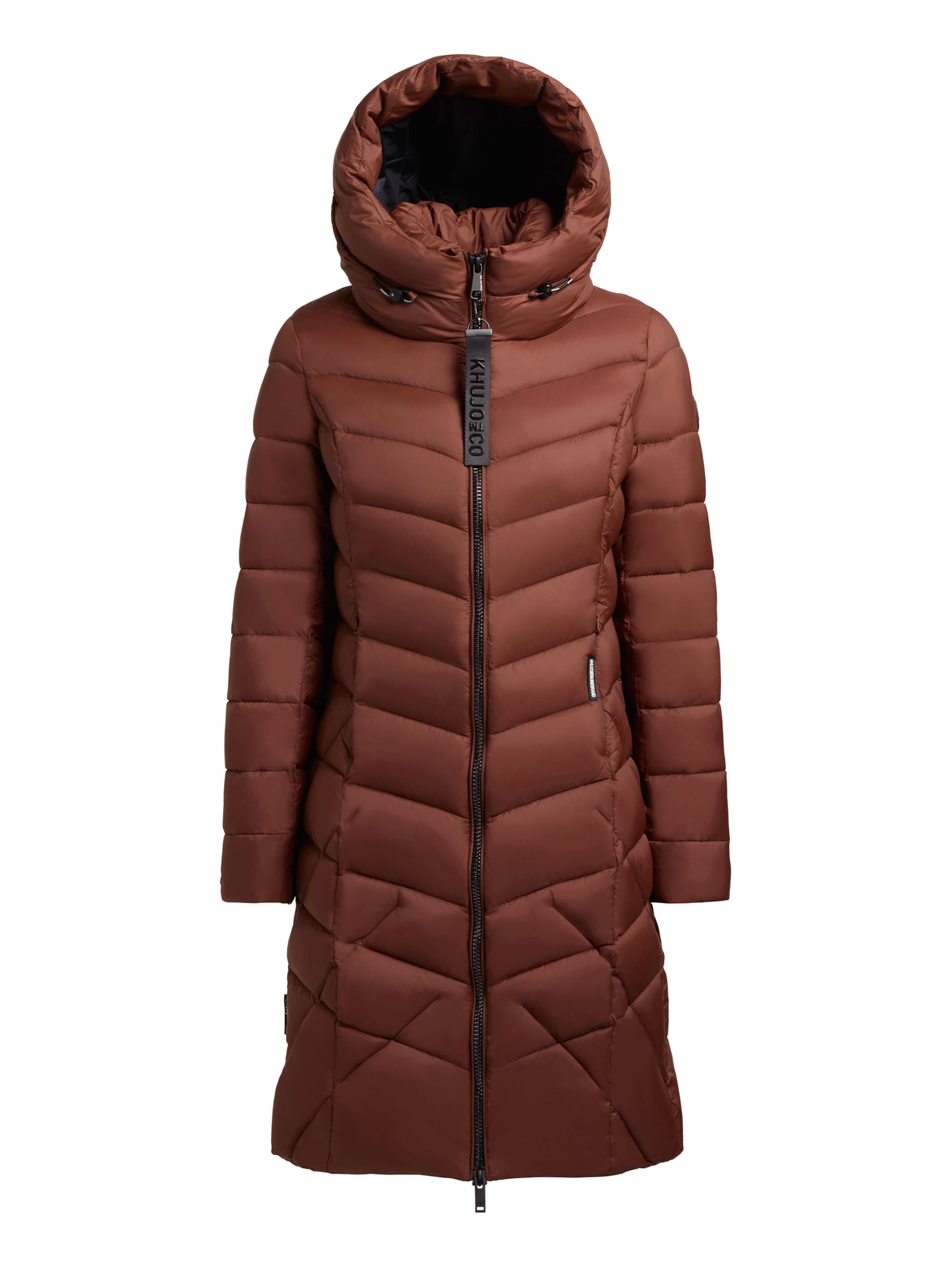 khujo Vinterkappa 'Odana2' i kastanjebrun, Produktvy