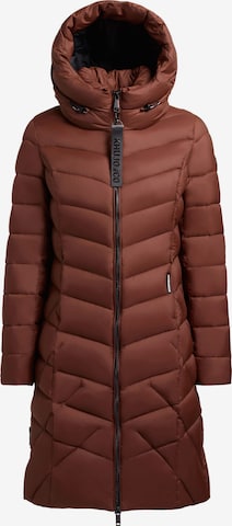 Manteau d’hiver 'Odana2' khujo en marron : devant