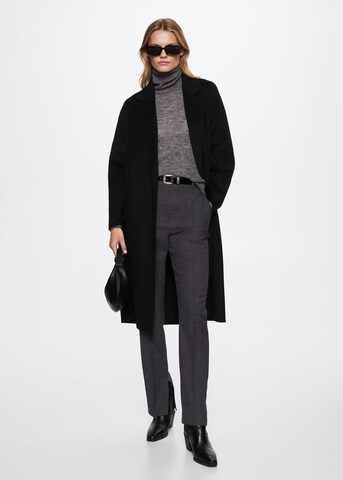 Manteau mi-saison MANGO en noir