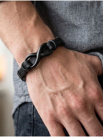 UNIQAL Armband 'INFINITY' in Zwart
