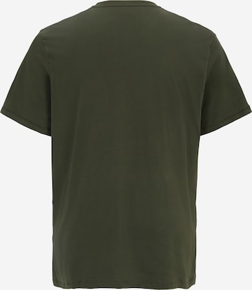 Jack & Jones Plus Тениска 'CARLO' в зелено