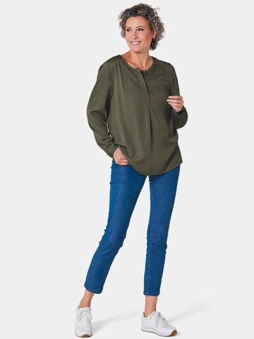 Goldner Blouse in Groen