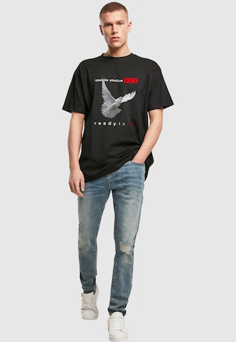 MT Upscale T-Shirt 'Ready to fly' in Schwarz