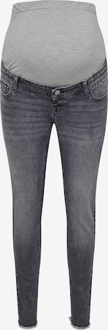 Only Maternity Jeans 'OLMBLUSH' in Grijs: voorkant