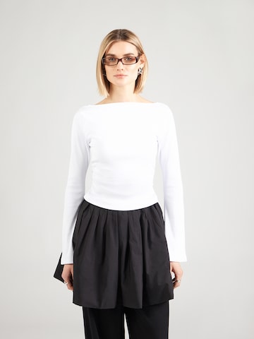 ABOUT YOU Tričko 'Theres' – bílá: přední strana