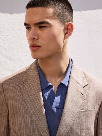 Next Regular fit Suit Jacket 'N.Premium' in Beige