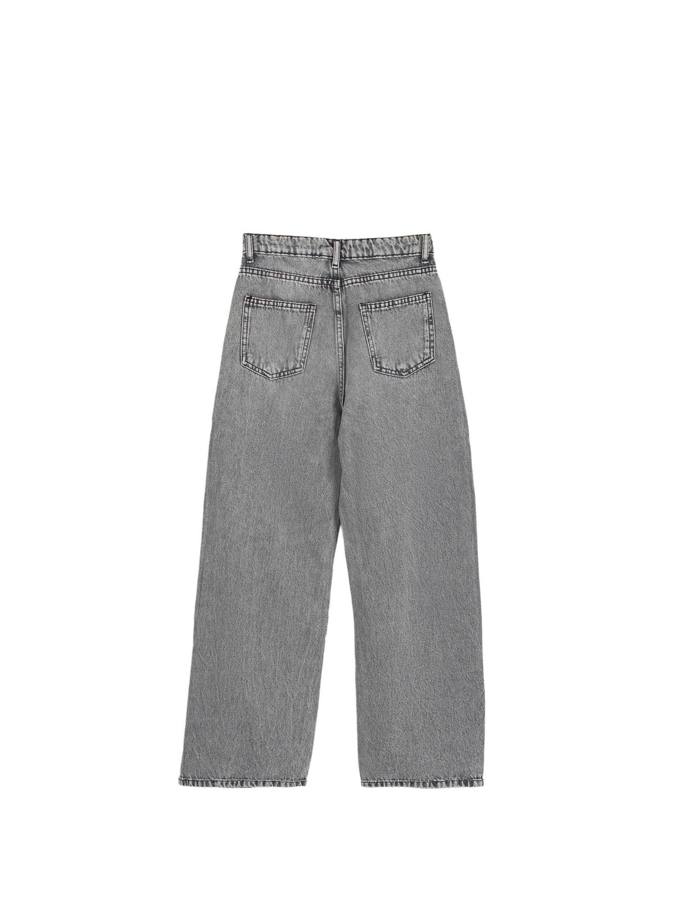 Solang Regular Hose Denim lässiger Schnitt in Grau