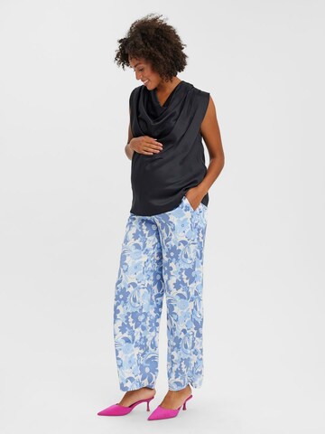 Loosefit Pantalon 'ULLA' Vero Moda Maternity en bleu