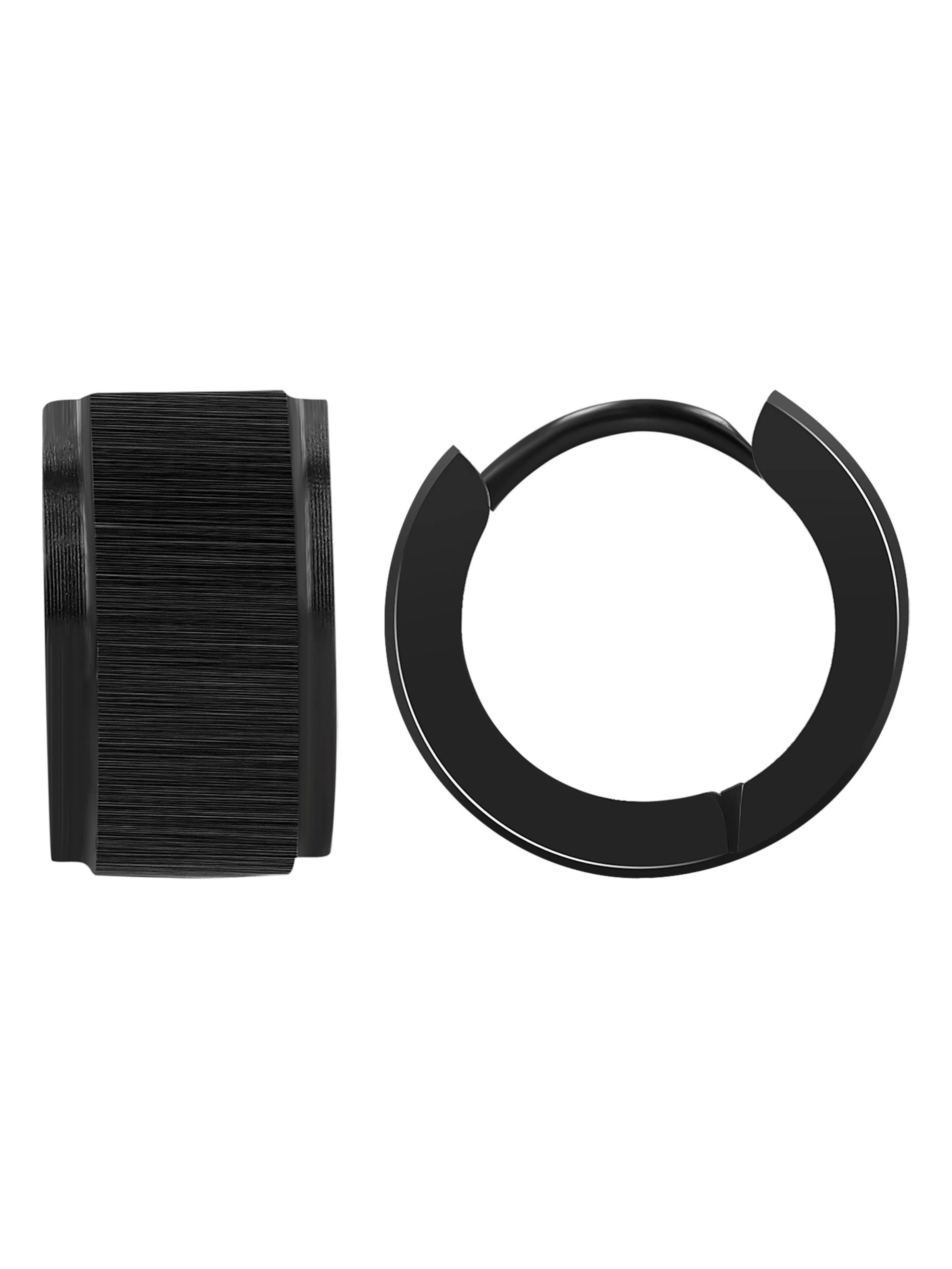 Akzent Earrings 'Mattheo, langlebig' in Black