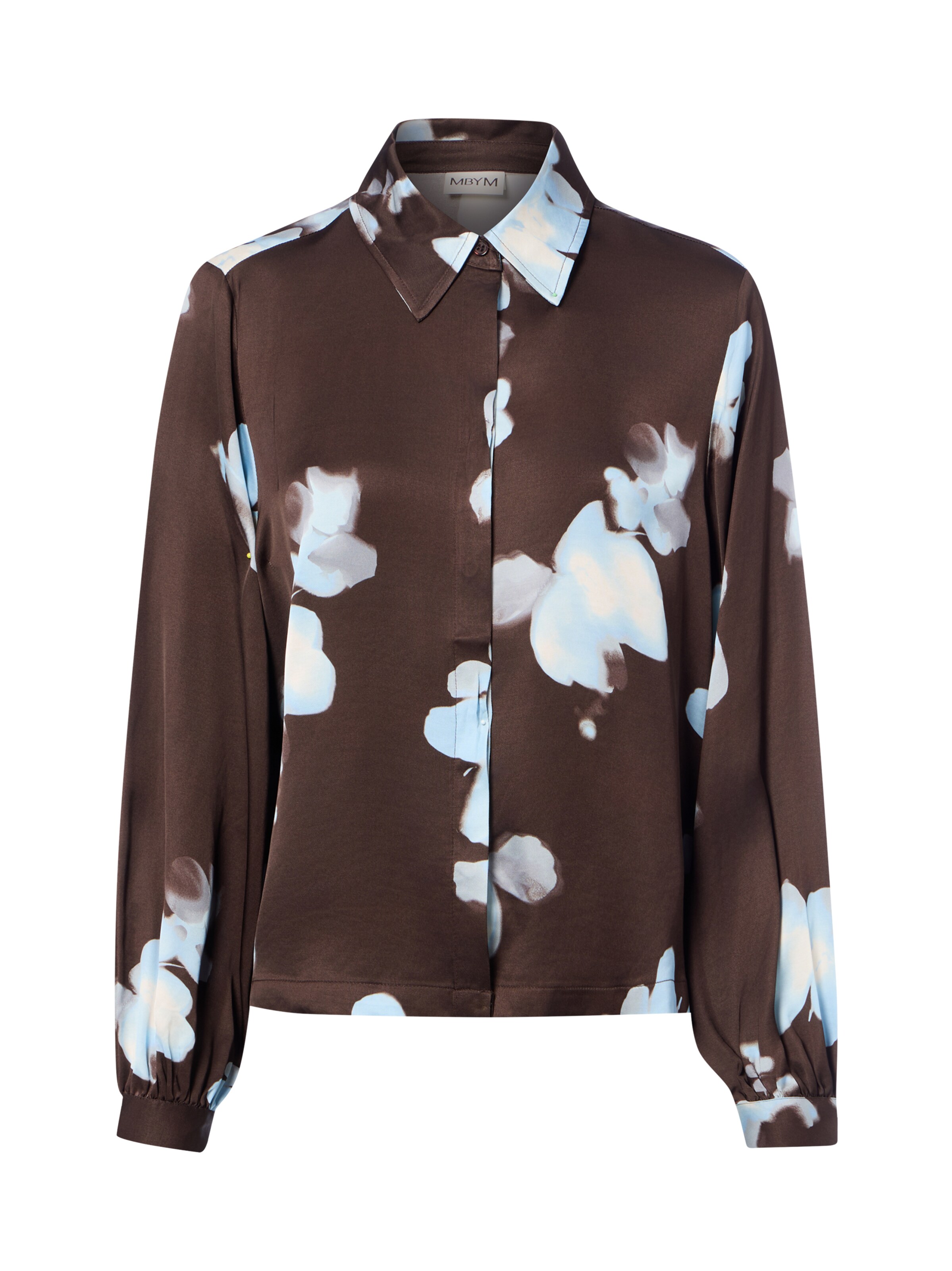 mbym Bluse ' Carreria' in Braun: Vorderseite