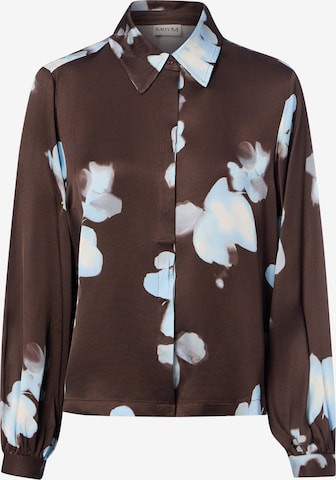 mbym Bluse ' Carreria' in Braun: Vorderseite