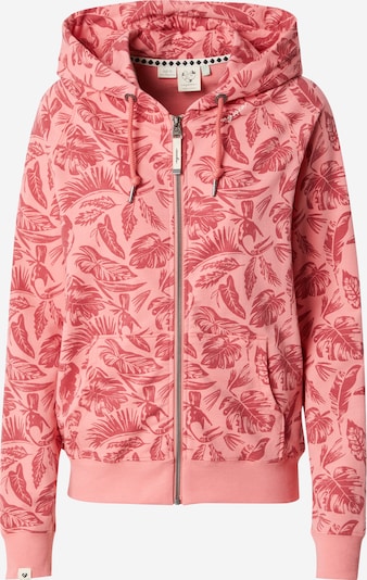 Ragwear Veste de survêtement 'ROSEMERIE' en saumon / framboise, Vue avec produit