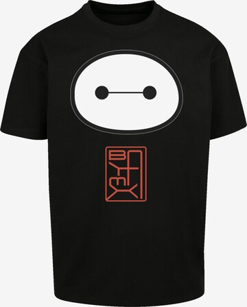 T-Shirt 'Big Hero 6 Baymax' F4NT4STIC en noir : devant