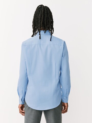 Next Slim Fit Hemd in Blau