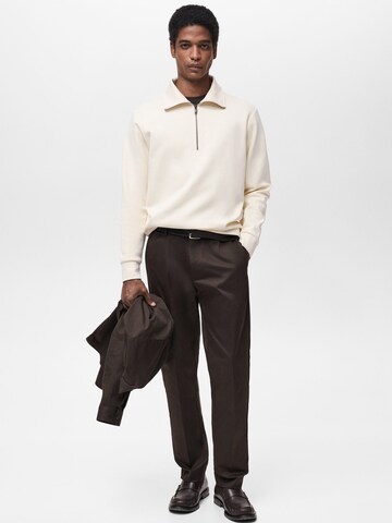 Sweat-shirt 'Winne' MANGO MAN en blanc