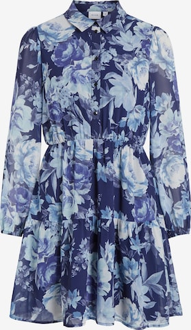 Robe-chemise 'KAROLINA' VILA en bleu : devant