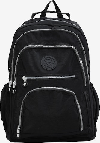 Mindesa - Mochila en negro: frente