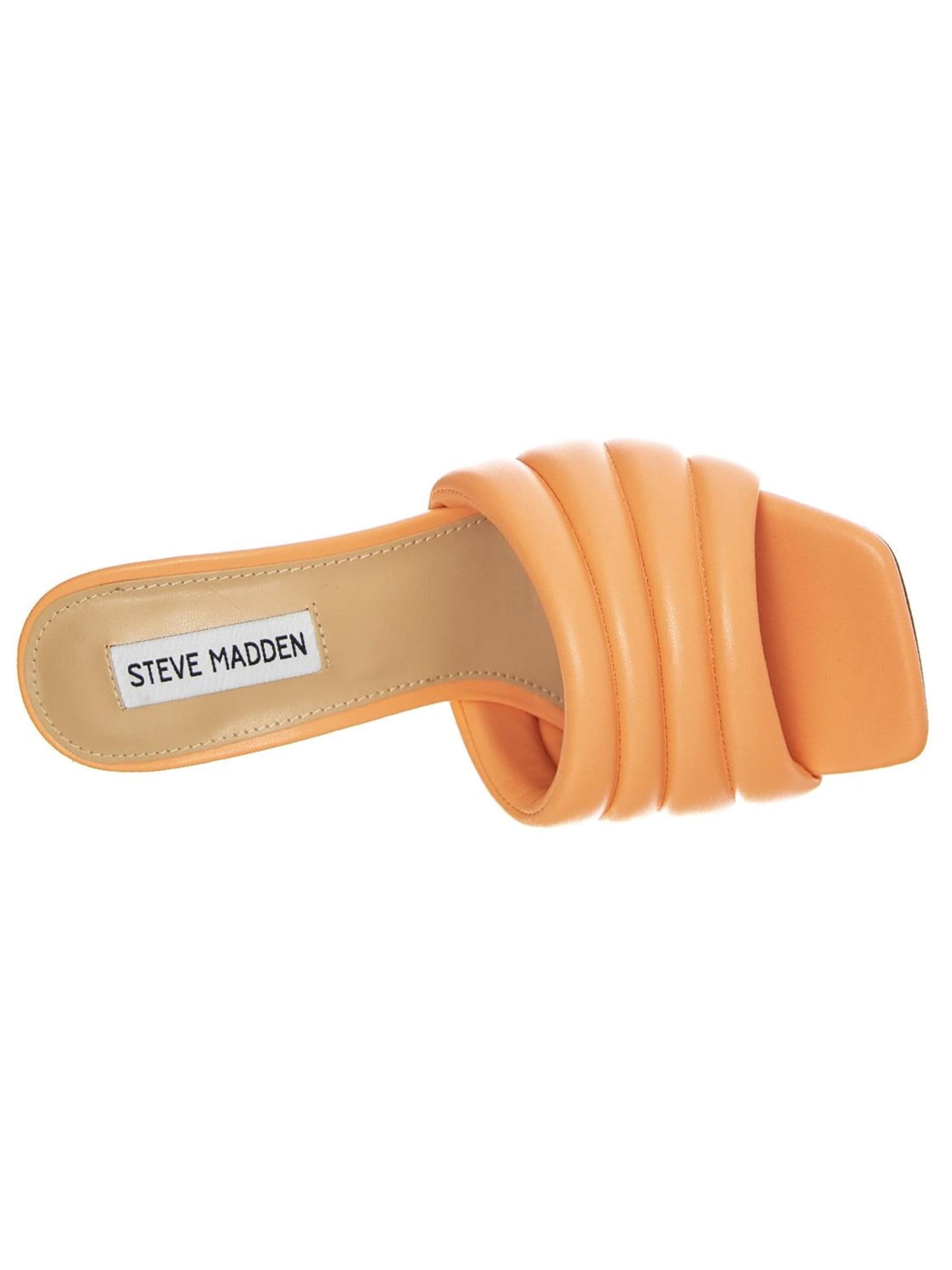 STEVE MADDEN Klapki 'Womens Tempt Peach Sandals' w kolorze pomarańczowy