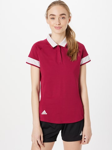 ADIDAS GOLF Performance Shirt in Red: front