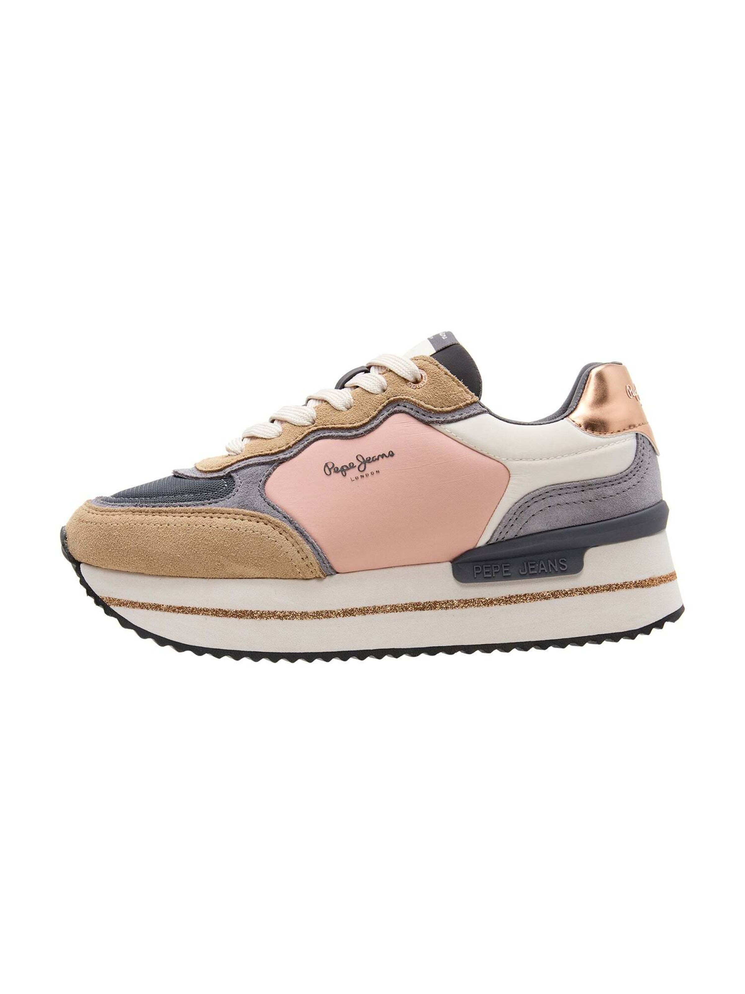 Pepe Jeans Sneakers 'RUSPER GLITTER W' in Pink: front