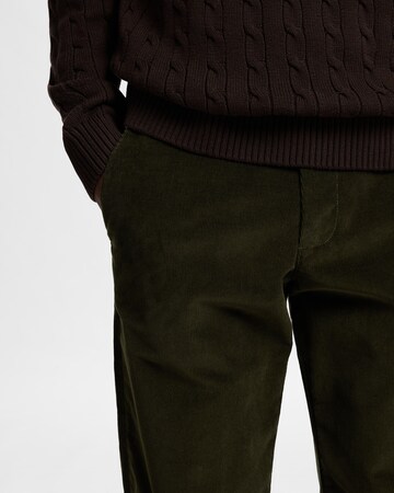 regular Pantaloni chino 'Miles' di SELECTED HOMME in verde