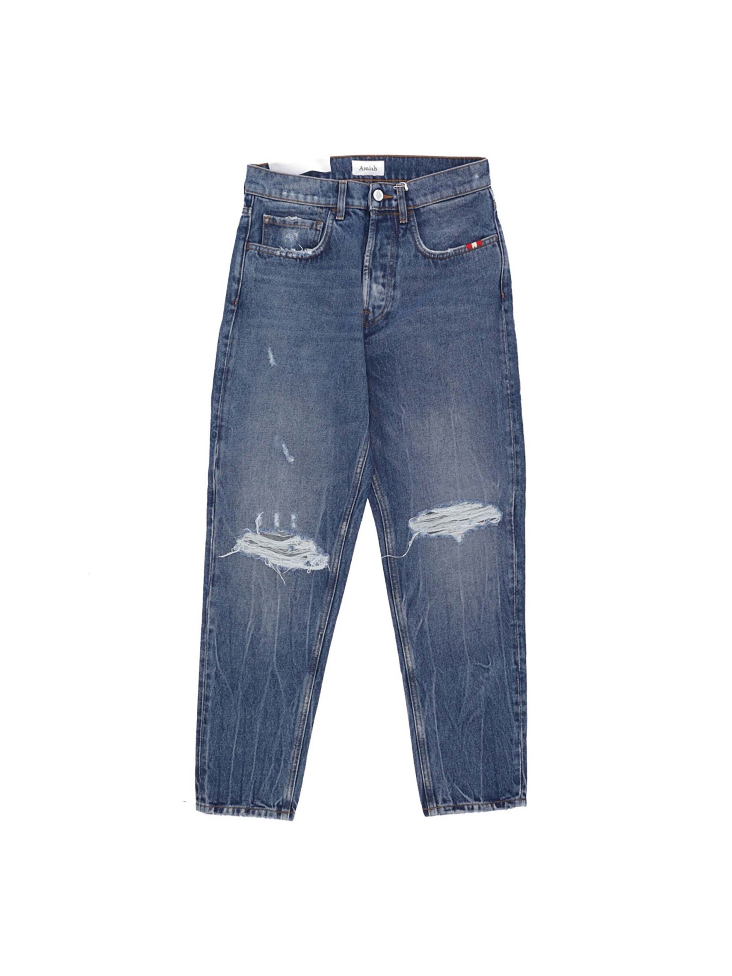 AMISH Regular Jeans 'Jeremiah' in Blauw: voorkant