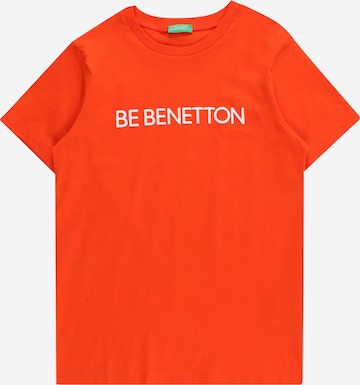 UNITED COLORS OF BENETTON T-Shirt in Rot: predná strana