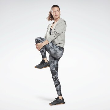 Reebok Skinny Workout Pants 'Workout Ready' in Grey