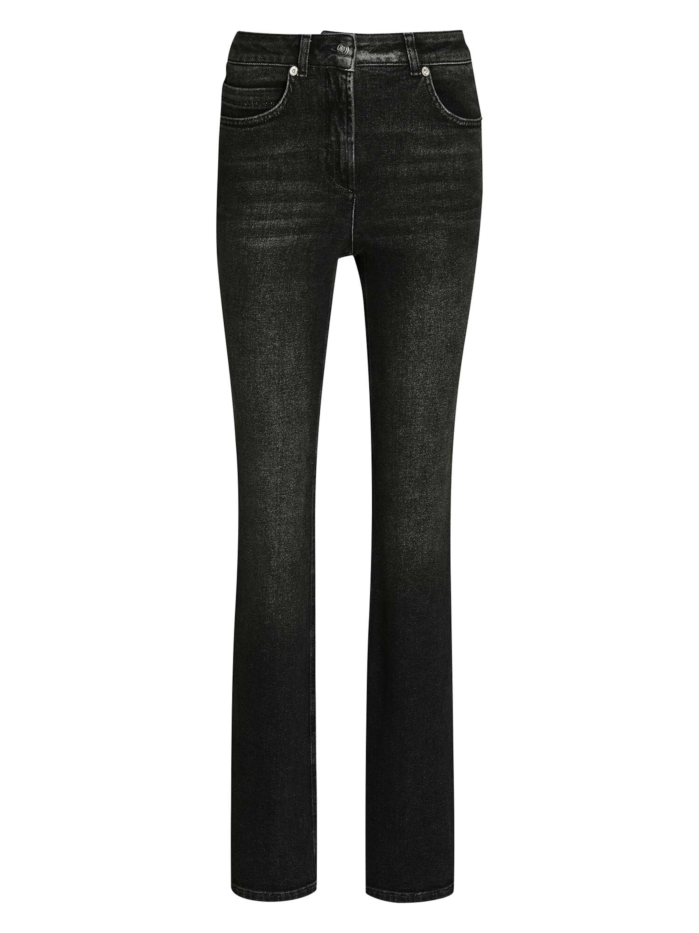 MADELEINE Bootcut Jeans in Schwarz: Vorderseite
