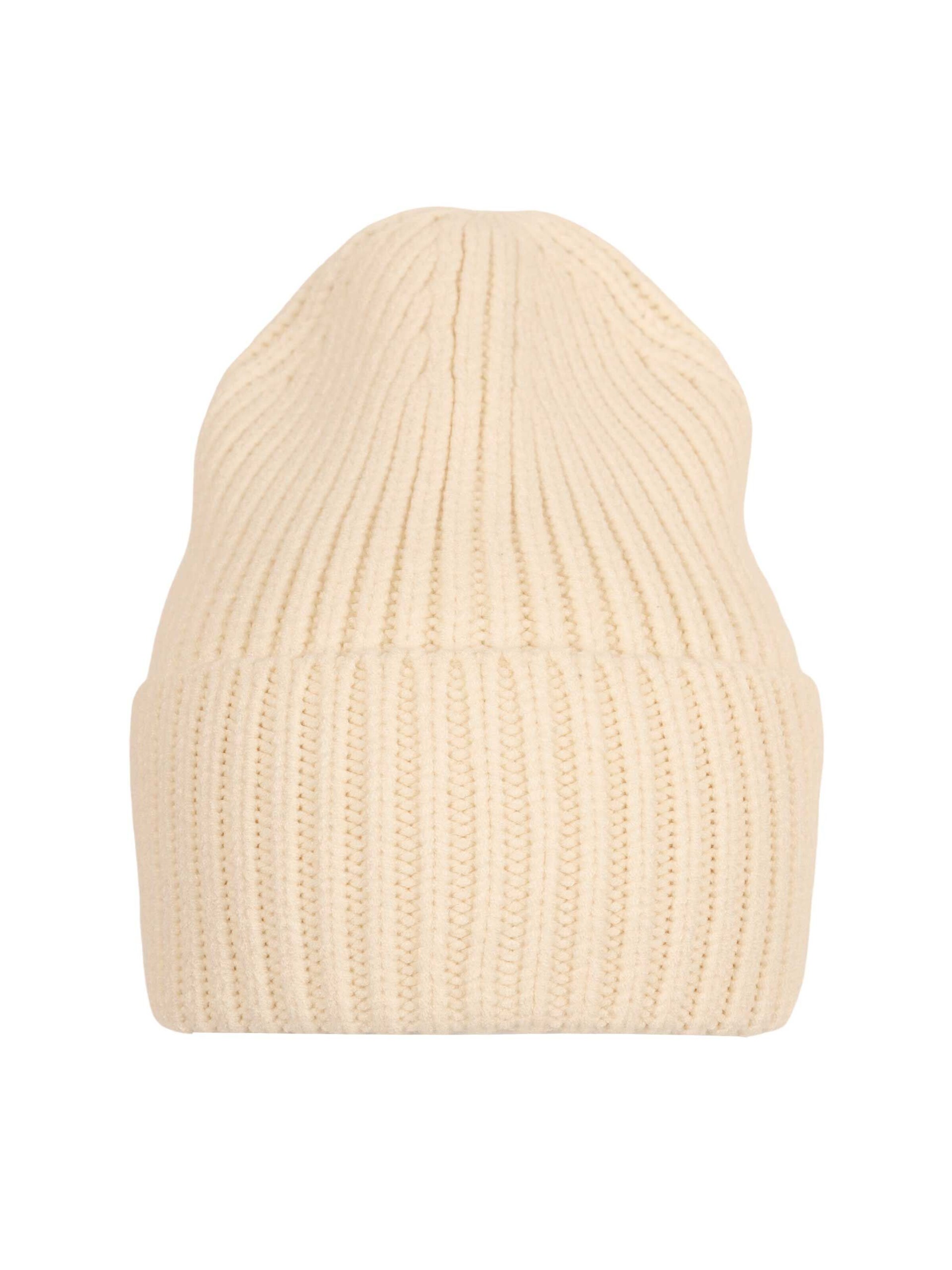 SAMAYA Strickmütze 'Ella' in Beige