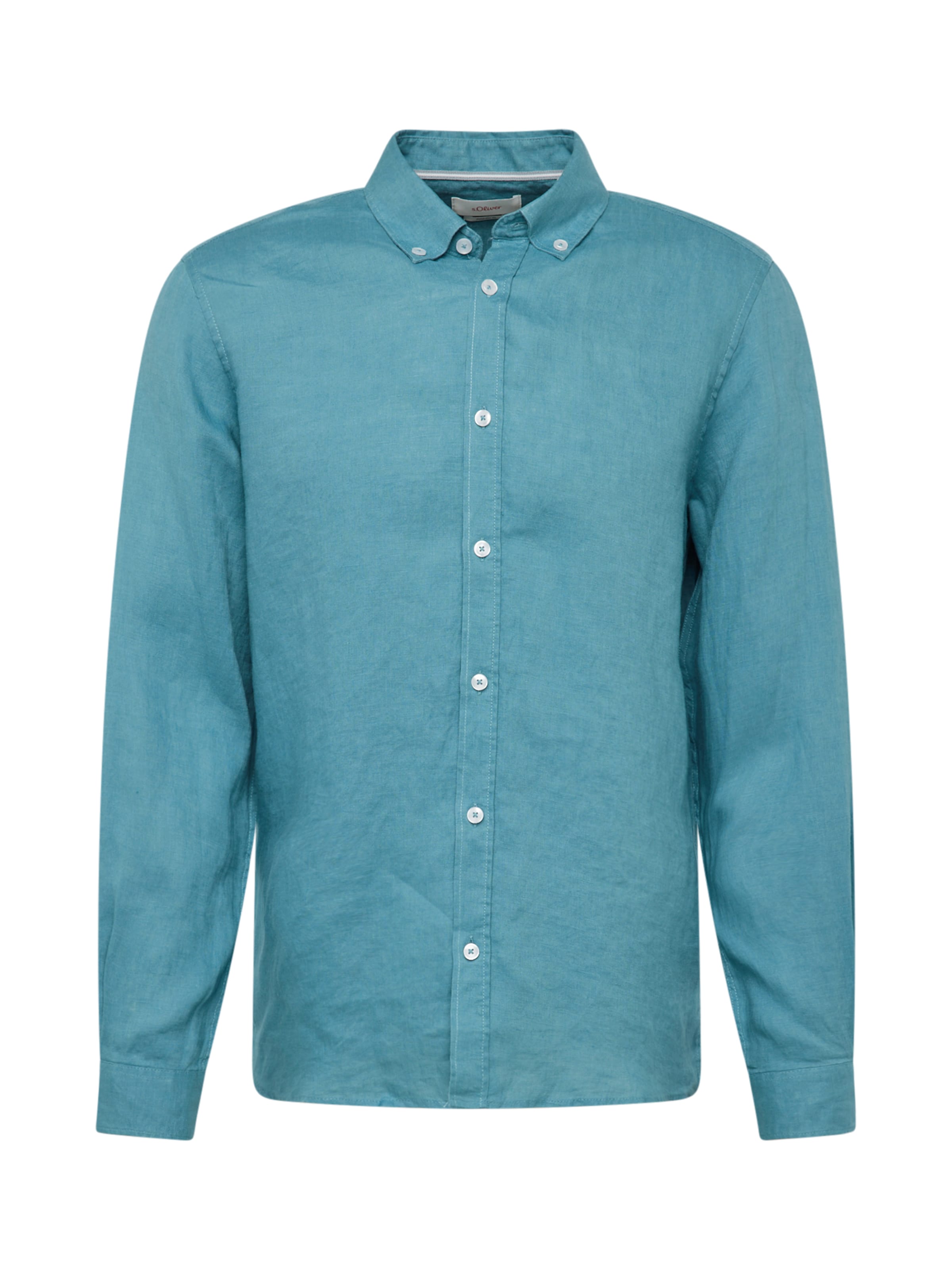 s.Oliver Overhemd in Groen: voorkant