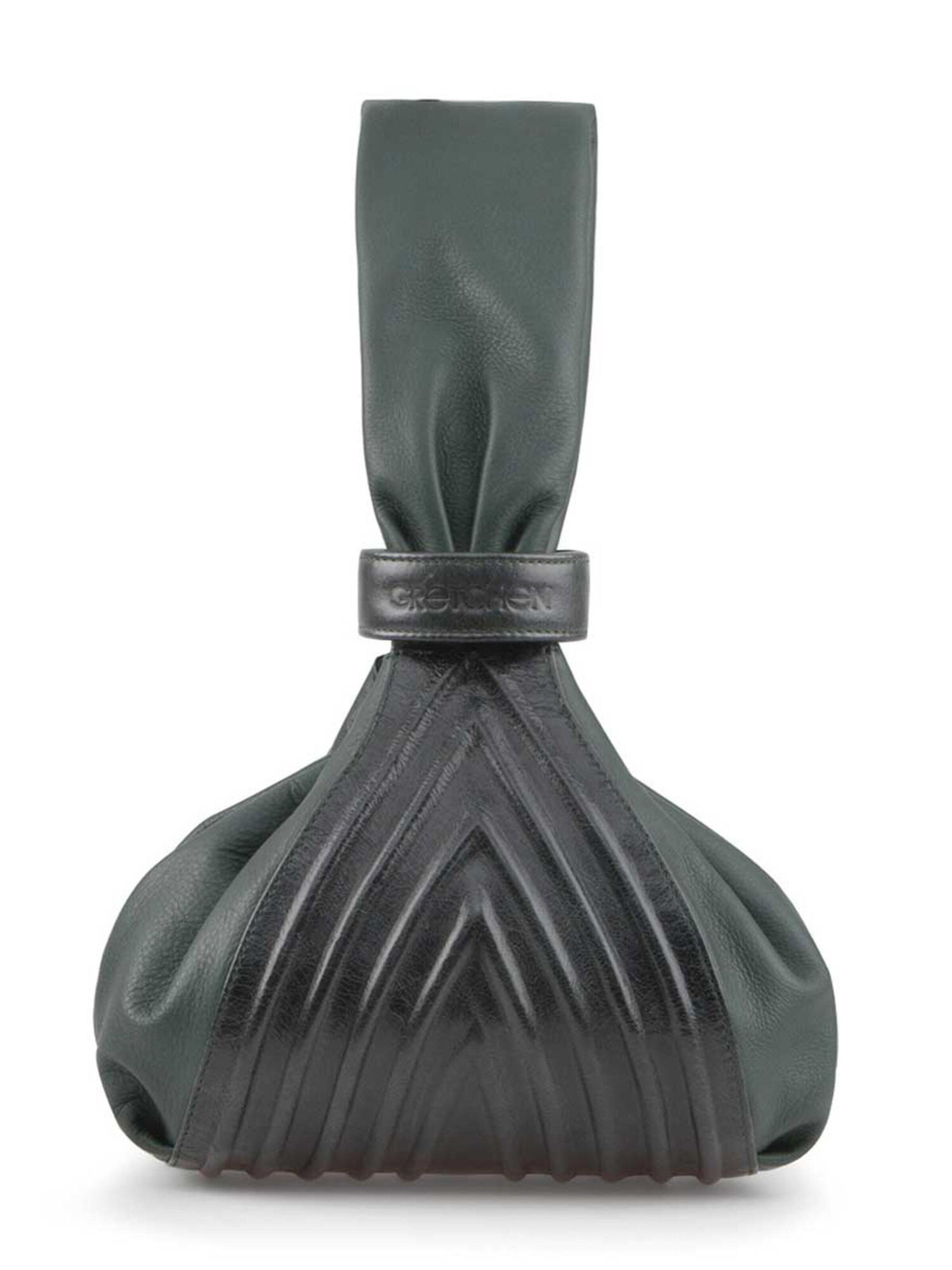 Gretchen Clutch in Green: front