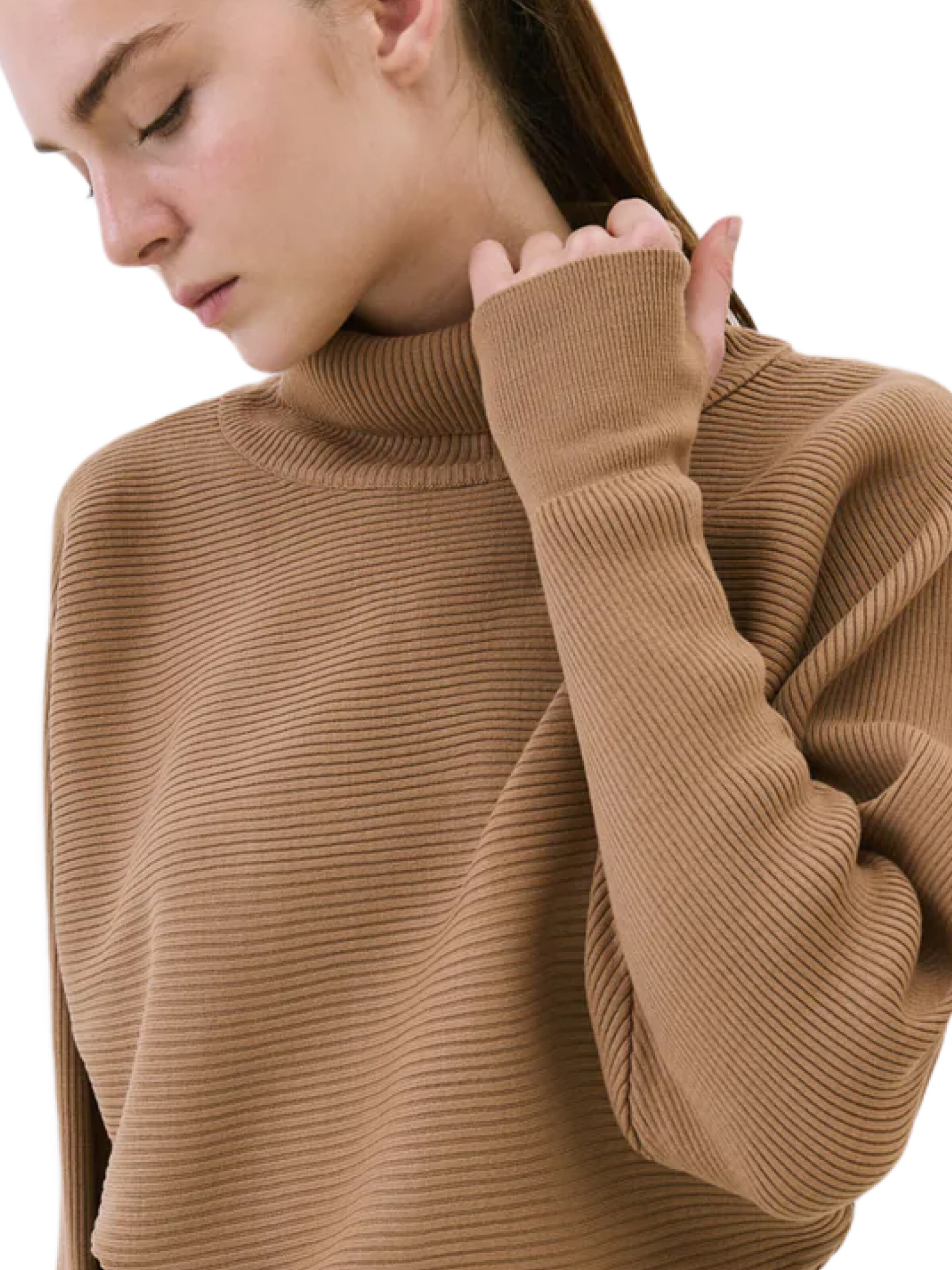 No Matter What Pullover in Beige