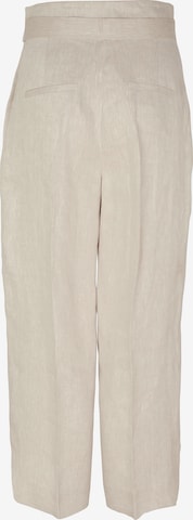 s.Oliver BLACK LABEL Loose fit Pleated Pants in Beige