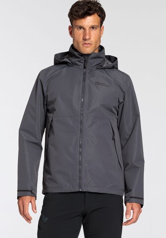 JACK WOLFSKIN Outdoorjacke in Grau: predná strana