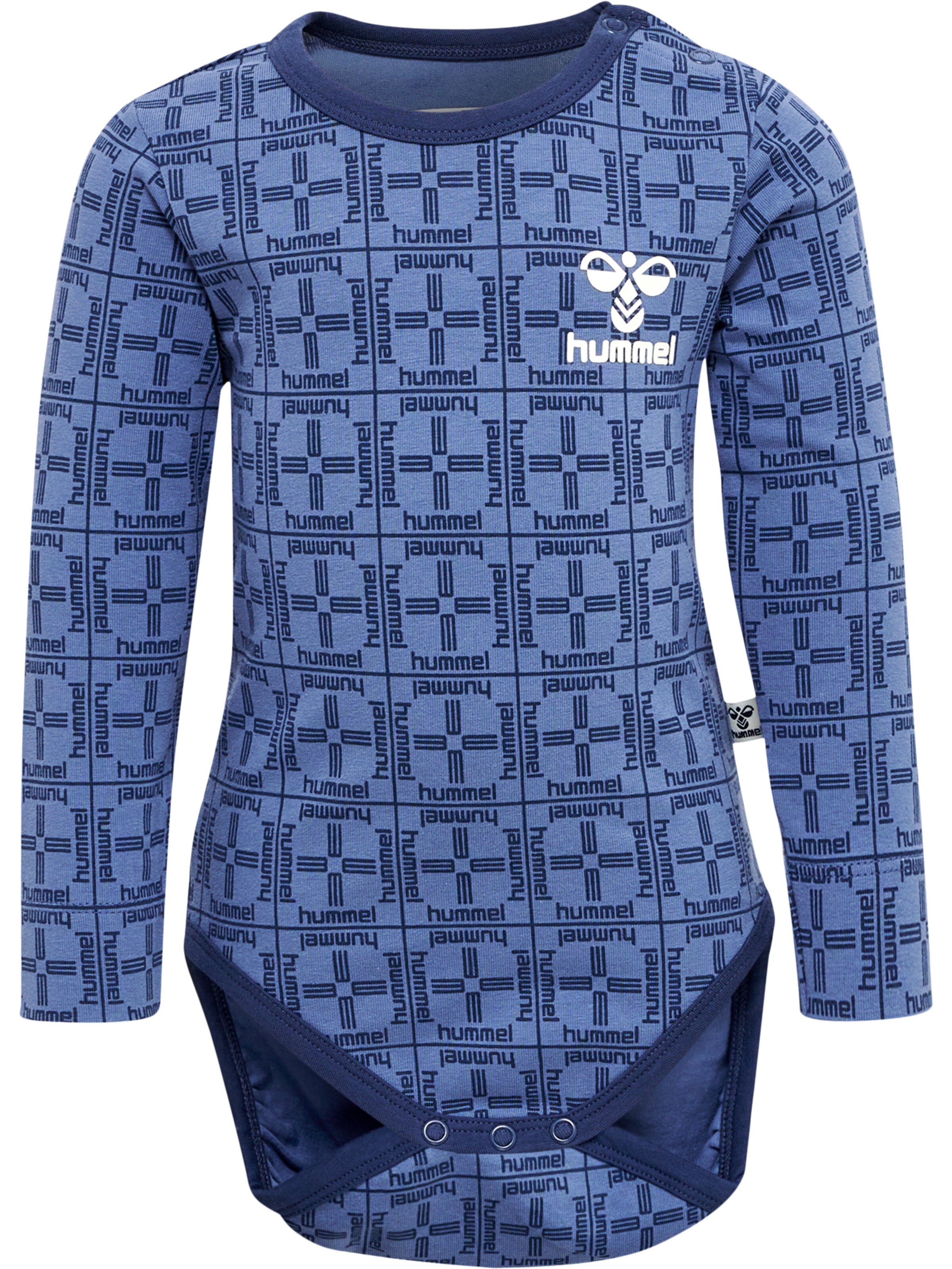 Hummel Rompertje/body in Blauw: voorkant