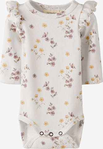 Lil'Atelier Romper/Bodysuit in White: front