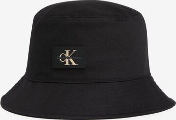 Bonnet Calvin Klein Jeans en noir : devant