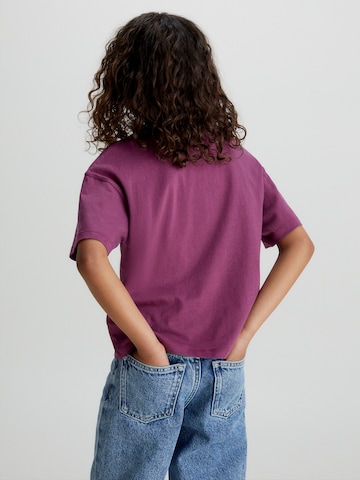 Tricou de la Calvin Klein Jeans pe mov