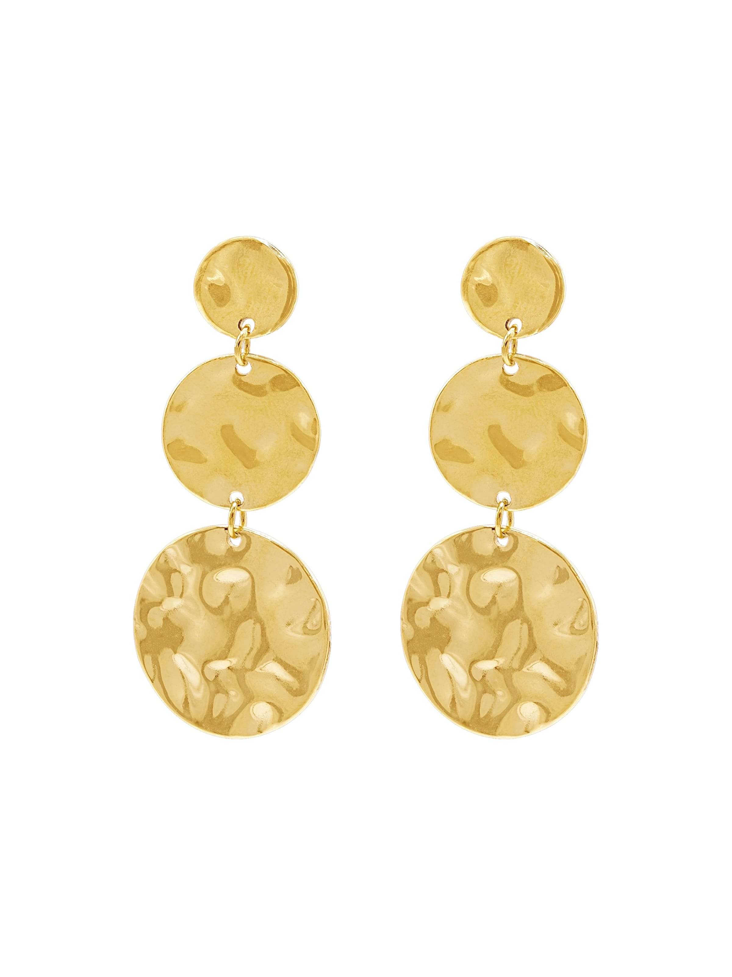 Heideman Earrings 'Maiva' in Gold: front