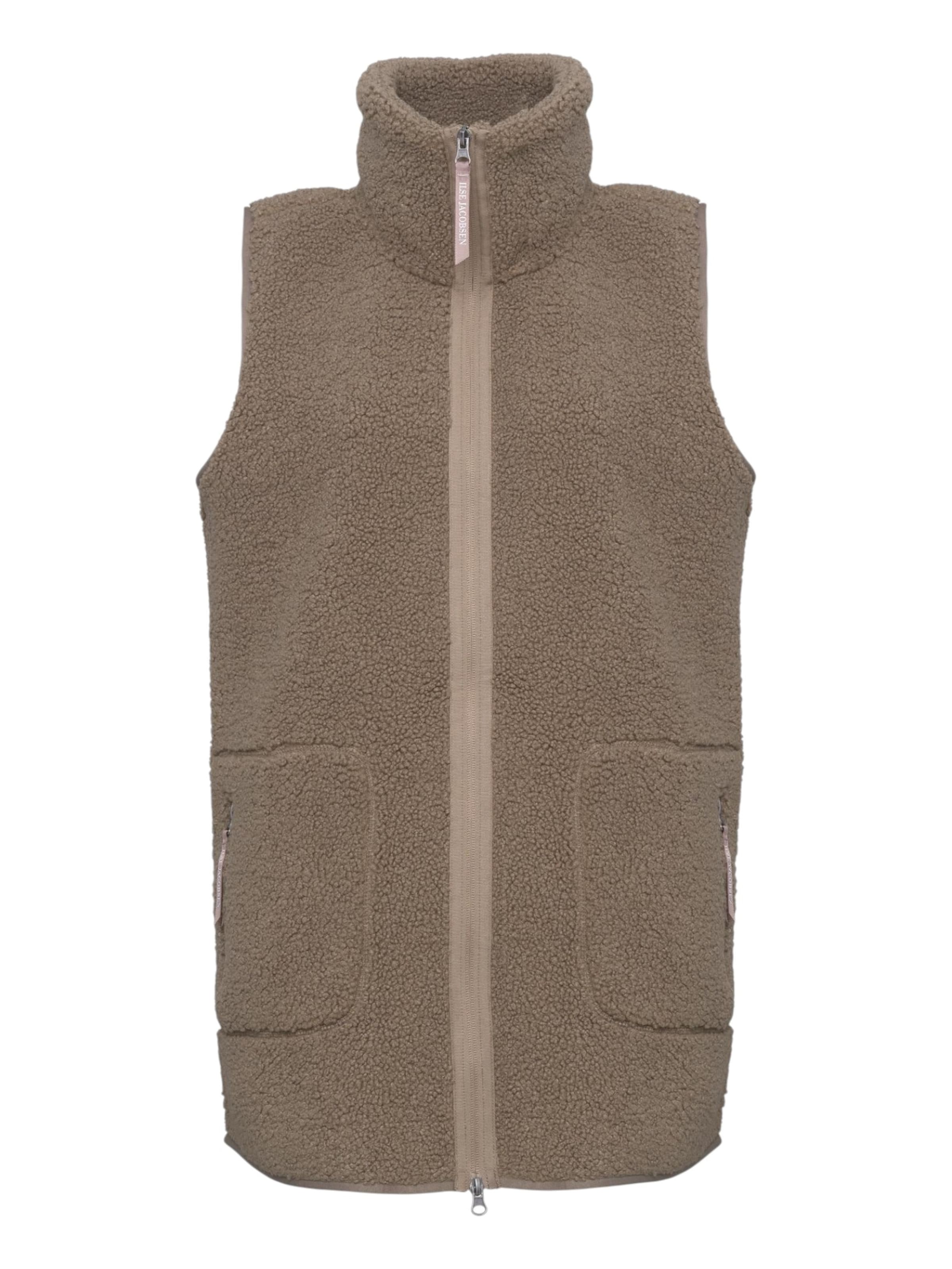 Gilet ILSE JACOBSEN en marron : devant