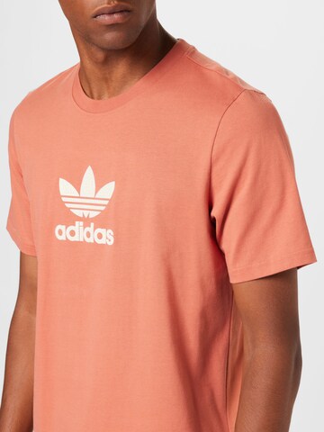 ADIDAS ORIGINALS T-Shirt 'Trefoil Series' in Orange