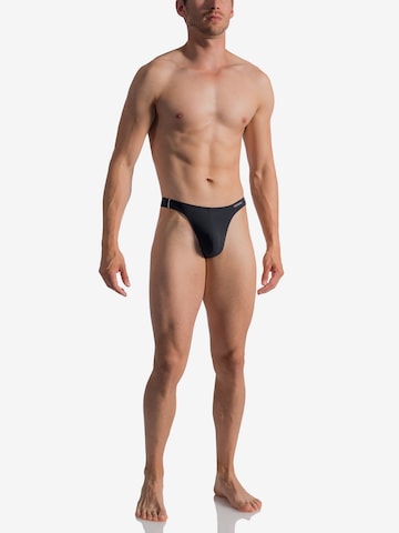 Olaf Benz Swim Trunks 'BLU1200 Sunstring' in Black: front