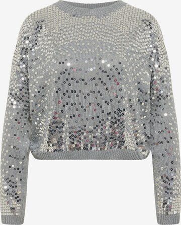 Pull-over myMo at night en gris : devant