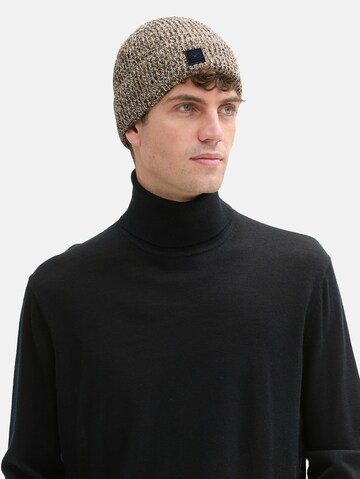 TOM TAILOR Muts in Beige: voorkant