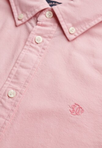Superdry Blouse 'Oxford' in Roze