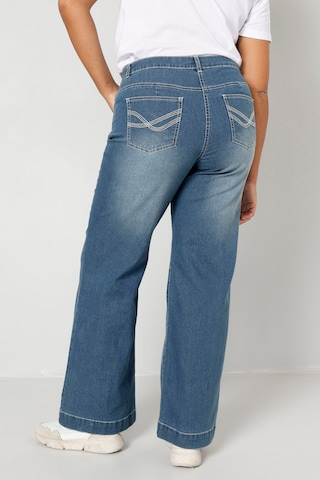 Dollywood Wide Leg Jeans in Blau