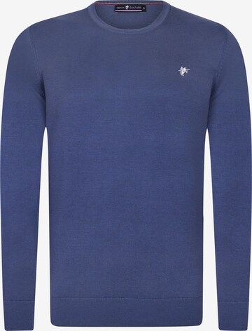 DENIM CULTURE Pullover 'Manno' in Blau: predná strana