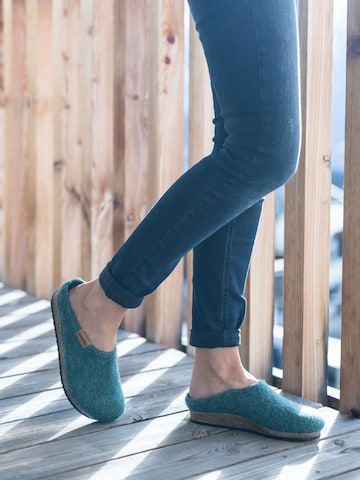 Stegmann Clogs 'Filzclogs Stegmann 208' in Green: front