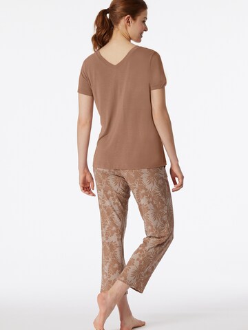 Pyjama ' 7/8 - Selected Premium ' SCHIESSER en beige